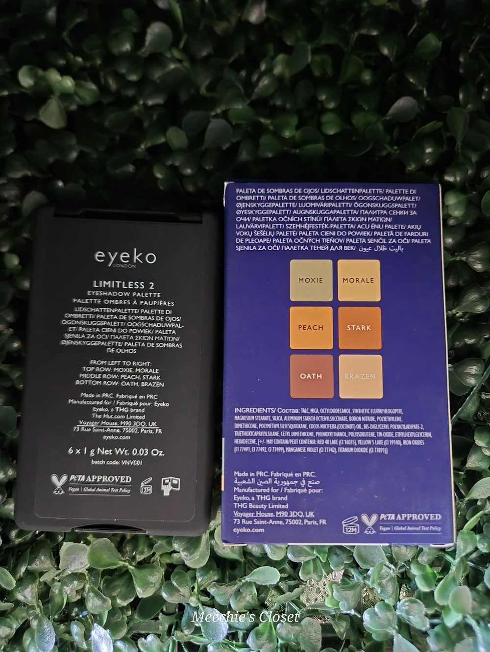 Eyeko Limitless 2 Eyeshadow Palette 6 Shades BNIB Full Size
